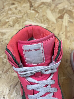 Nike x Maharam Dunk High UK 7 Premium Seaweed Solar Red Nike x Maharam Dunk High UK 7 Premium Seaweed Solar Red