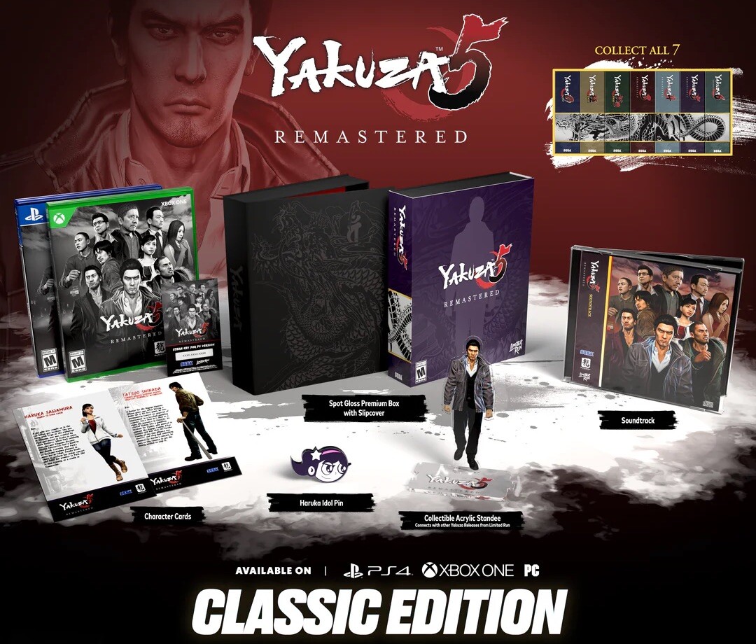 THE YAKUZA PAPERS コレクターズエディション 5枚＋特典1枚 YAKUZA 5 REMASTERED - Classic Edition - PS4 | eBay