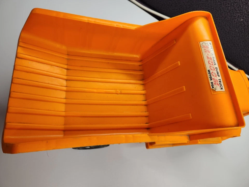 Camión volquete Marx vintage años 60 Marx-A-Haul Big Job batería coche de juguete - ¡Funciona bien! Foto 3 de 4