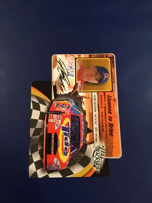 2002 Press Pass # 7/36 RICKY CRAVEN Die Cut Nascar RACING Nice Look !