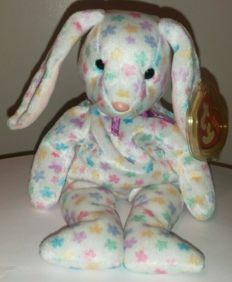 Ty Beanie Baby - SPRINGFIELD the Bunny Rabbit (8 Inch) MWMTs Plush