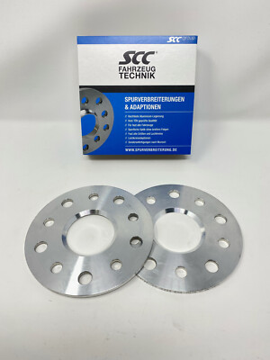 10mm 2x5mm SCC Spurverbreiterung für Honda 5x114,3 64,1 Spurplatten 