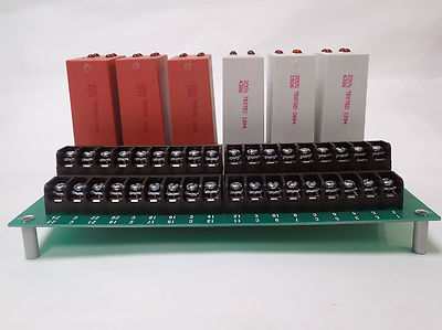 OPTO 22 PB24Q MODULE BOARD WITH 3 IDC5Q AND 3 ODC5Q 4-CHANNEL MODULES