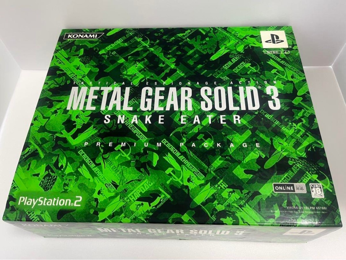 Konami METAL GEAR SOLID 3 SNAKE EATER PREMIUM PACKAGE Used