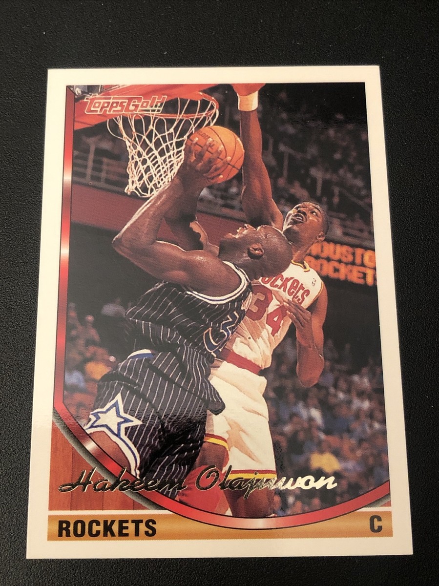 HAKEEM OLAJUWON　オラジュワン　直筆サインカード　AUTO　NBA 大特価放出！ HAKEEM OLAJUWON オラジュワン 直筆サインカード