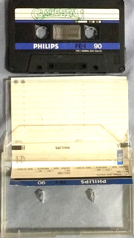 PHILIPS FE-I  Cassette BREAD & CARPENTERS 90 Original Type I Normal Bias Used  - Image 2 of 2
