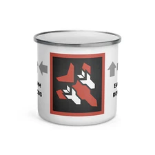 Eagle 110mm Rocket Pods Stratagem 12oz Enamel Mug