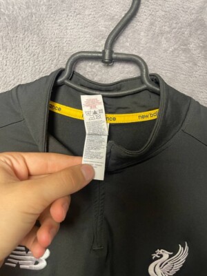Liverpool Training Jacket Long Sleeve Black New Balance Polyester