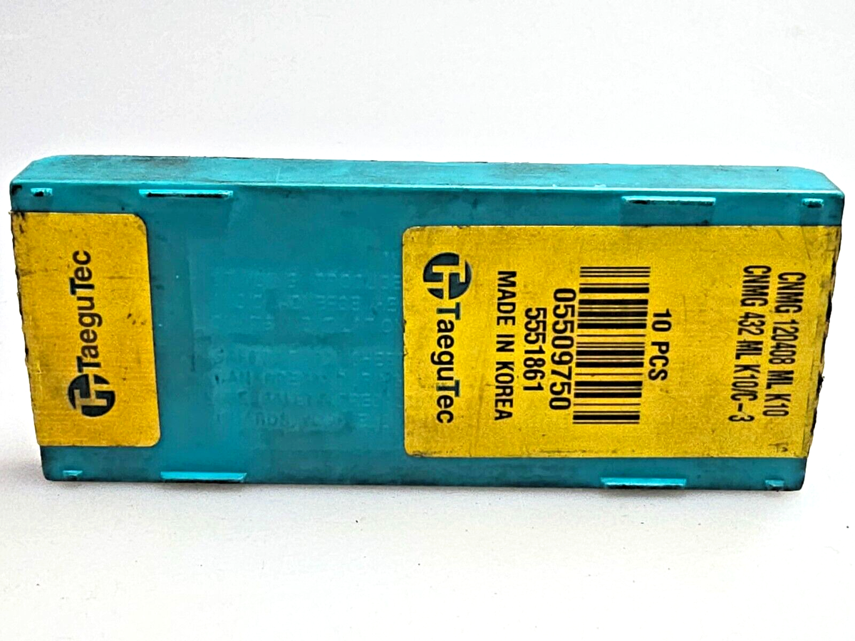 KUKAI出品 Taegu-Tec CNMG 432-ML K10 CNMG 120408-ML Carbide Turning Inserts