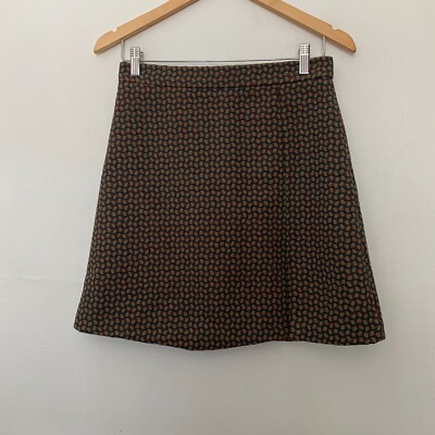 Common Zhang Patterned Wool Feel Skirt Size Large