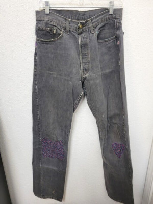 Vintage Jeans  32x34? Patchwork Hippy Denim Comfort Distressed AS-IS