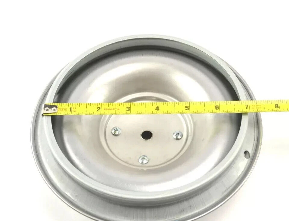 CHEVY CAMARO CORVETTE CHEVELLE RALLY WHEEL DISC BRAKES FLAT CENTER CAP SET OF 4. - Image 2 of 2