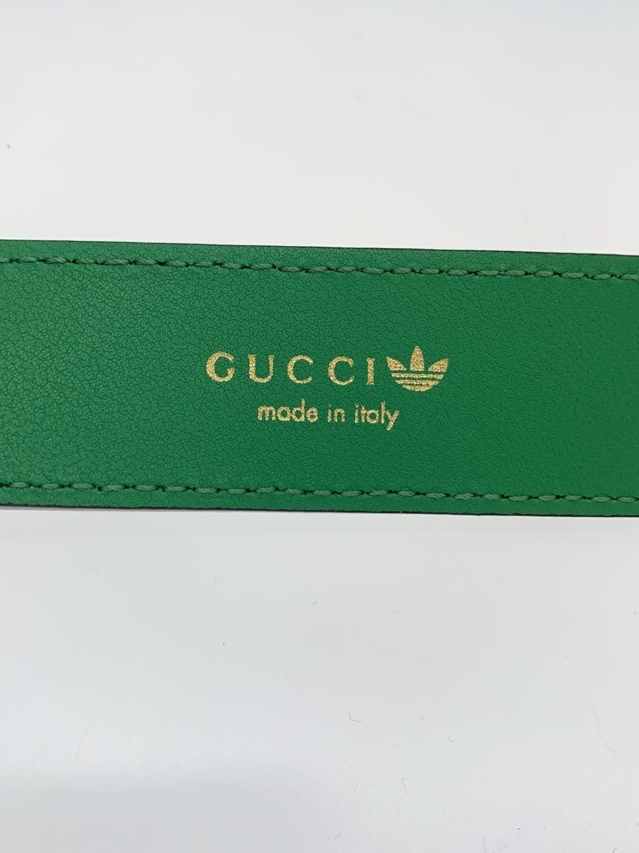 GUCCI belt leather Green print mens 702277 · U4DBT Used | eBay