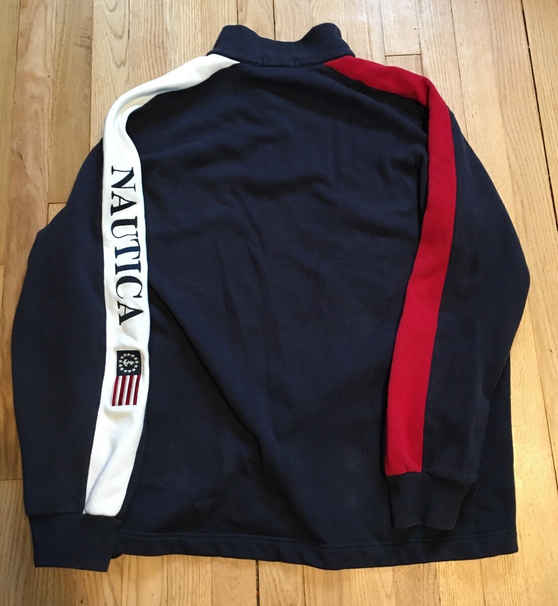 【NAUTICA】24fw 83 flag sweatshirt スウェットシャツ 83 Flag Oversized Crewneck Sweater – General Pants Co.