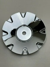 Strada Chrome No Logo Wheel Center Cap C-863-4 C-STRA-1