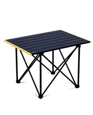 iClimb Ultralight Compact Camping Folding Table with Carry Bag (Reinforced Bl...