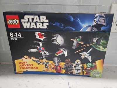 LEGO Star Wars Advent Calendar Xmas Christmas Set 7958 Open Box Missing One Bag.