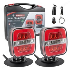 Magnetic Towing Tow Trailer Light Kit LED Trailer RV Dolly Tail Towed Car Boat