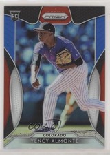 2019 Panini Prizm Tier III Red White & Blue Prizm Yency Almonte #274 k1x