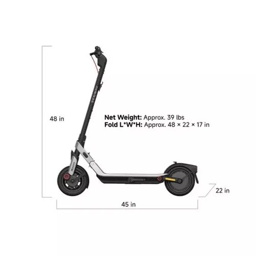 Segway - E3 Pro Electric Scooter with 20 mph Max Speed and 3
