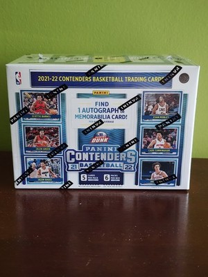 2021-22 Panini Contenders Basketball Fanatics Blaster. AUTO/MEM & GREEN ICE