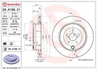 Brembo 2X Bremsscheibe Hinten Ø316 Mm InnenbelüFtet Beschichtet FüR Subaru BRZ