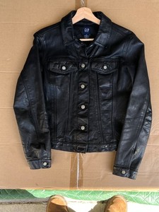 Gap Leather Trucker Jacket | eBay