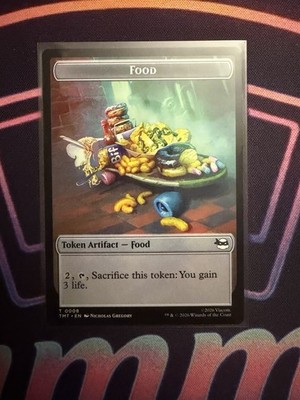 MTG - Food 08/Robot 10 Token - Teenage Mutant Ninja Turtles NM/M Condition
