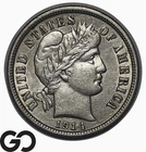 1914-D Barber Dime, Frosty Choice AU++/Unc