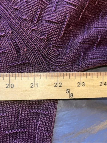 Carbon 2 Cobalt Men’s Medium Burgundy Basketweave Full Zip Long Sleeve Jacket image 6