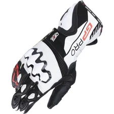 Alpinestars GP Pro RS4 Leather Motorcycle Gloves | White/Black