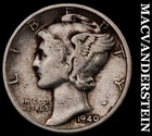 1940 Silver Mercury Dime-Scarce Better Date No Reserve #G7505