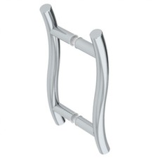 Counterpoint 8" Back-to-Back Double Sided "S" Pull - Polished Chrome