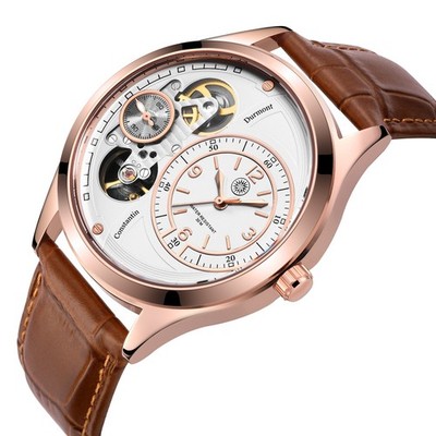 Constantin Durmont Herren Armbanduhr Tourvère Blanc Rosé