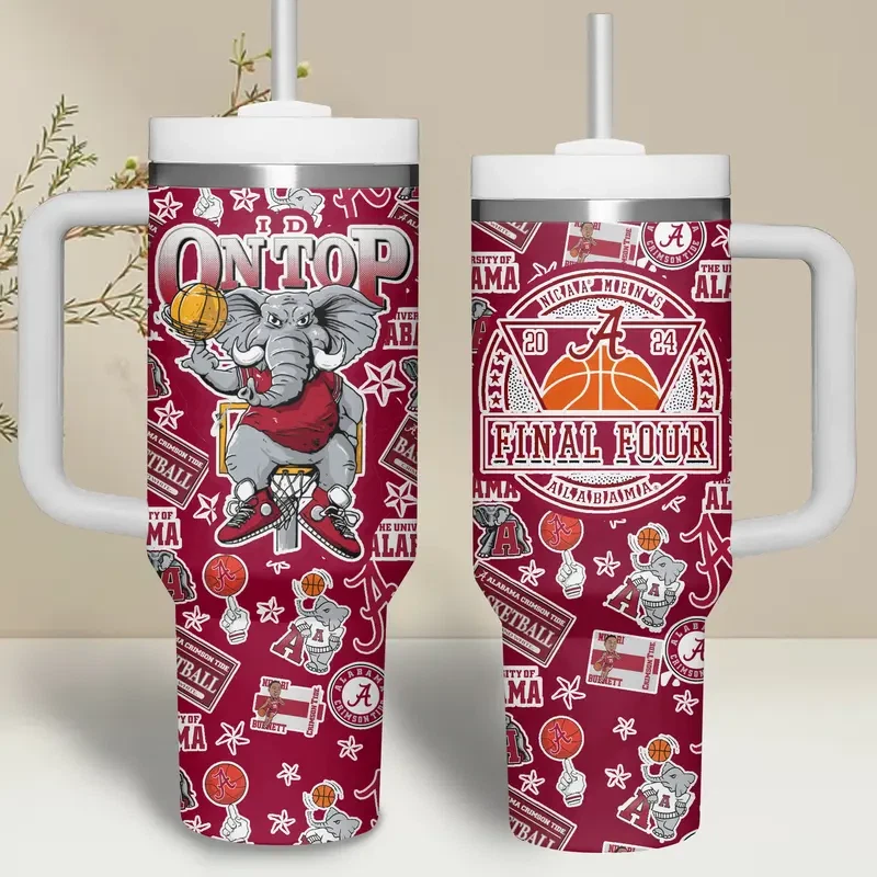 Albm University 40oz Tumbler Cup Est. 1892 Travel Mug