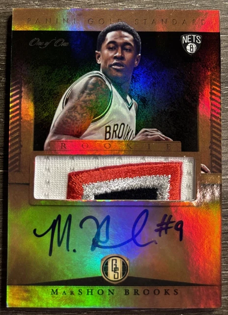 2012-13 Panini Gold Standard: MarShon Brooks #283 Black 1/1 (RC) One Of One Nets