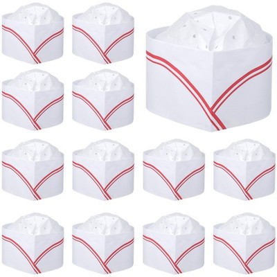 20 Pcs Kellnermütze Arbeitsmütze Catering-hüte Chef Hat Kochmütze