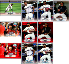 2025 Stadium Club MIAMI MARLINS Complete Base Team Set +++ Agustin Blue Foil SP