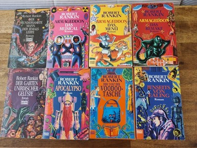 Robert Rankin - 8 Bücher Paket Sci-fi - Armageddon Serie Und Weitere