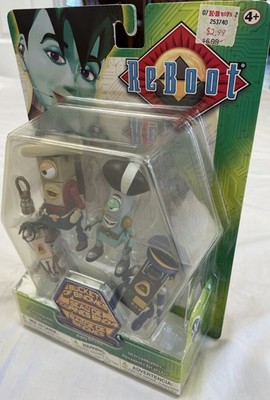 Bucket of Binomes 2001 Irwin ReBoot Action Figures Interchangables  --BRAND NEW