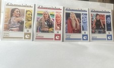 Panini 2023 Chronicles WWE 4 Card Lot Roxanne Perez Liv Morgan Flair Bayley