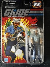 GI Joe 25th Anniversary Series Sailer  Shipwreck  SHARK Tattoo  NIB Rare