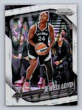 2025 Panini Prizm WNBA #57 Jewell Loyd White Seismic Prizms