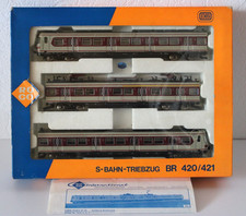 Roco 14134 C S-Bahn-Triebzug BR 420/421 DB mit Innenraumbeleuchtung Analog OVP