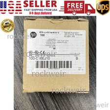 New Allen Bradley 100-C16EJ10 Series B IEC Contactor 16 AMP 24VDC US Free Tax