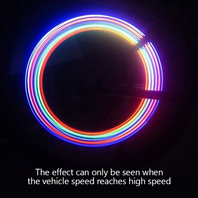 Bicycle 5 LED Wheel Light Wind Turbine Tail Light Bicycle Valve Light Dead Fly