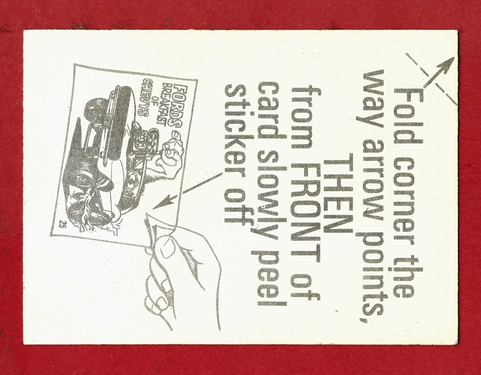 1971 奇怪的杆子全明星 #61“周末战士”爸爸巡洋舰。 状况完好! — 第 2/2 张图片