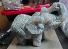 Moss Agate Elephant Carving 1.12 lb Crystal Statue Druzy Pocket Healing Stone — photo 1