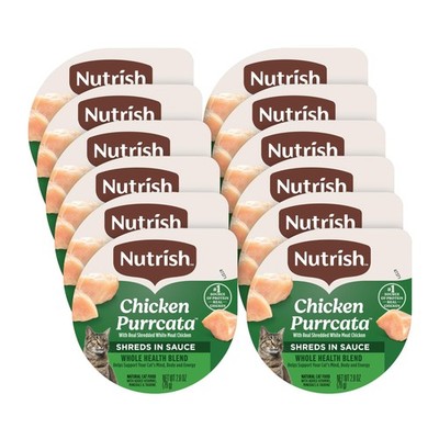 Nutrish Grain Free Wet Cat Food Chicken Purrcata Whole Health Blend with Real...