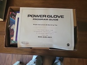 Mattel Power Glove with Sensor Bar for Nintendo NES 1989 Vintage Lg Tested Works